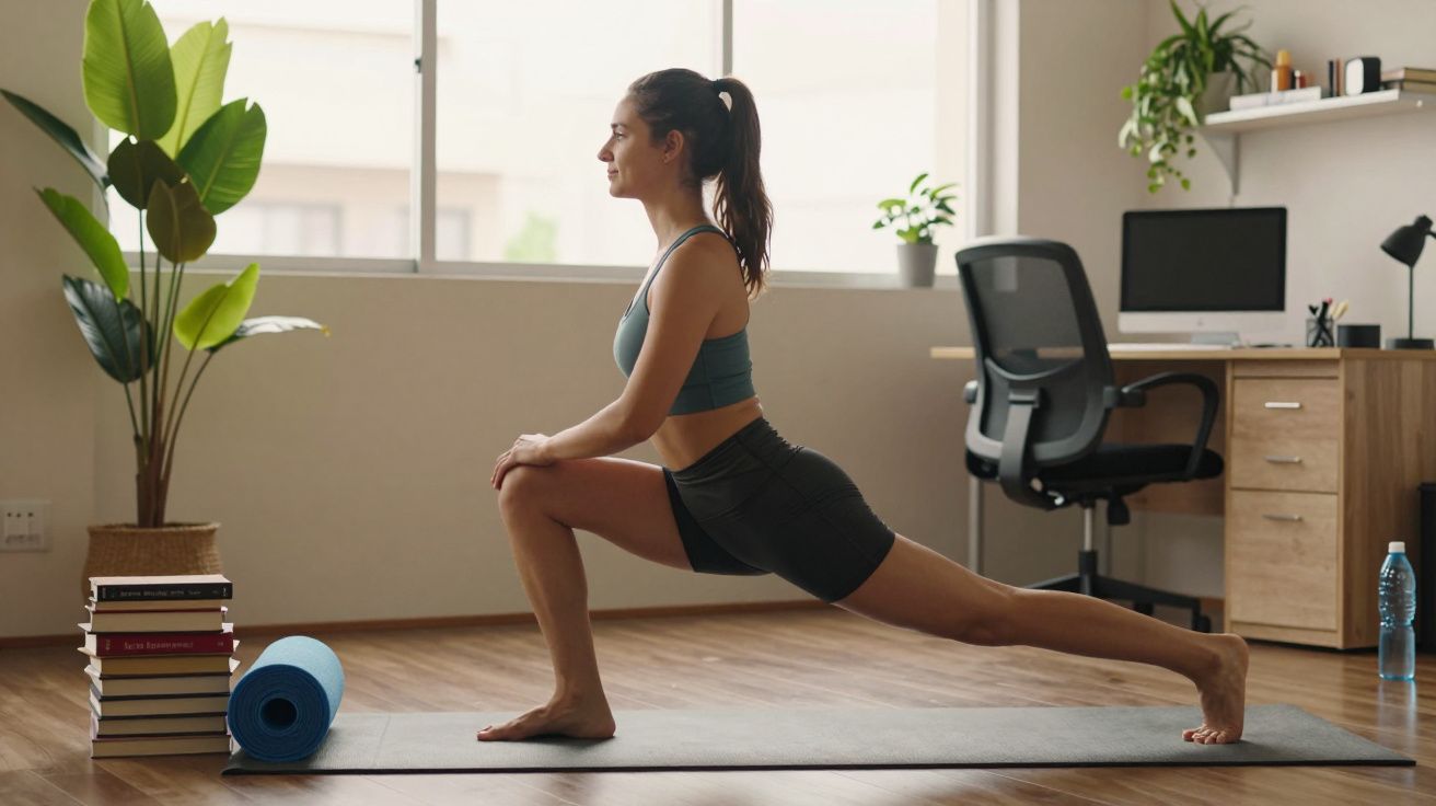 Alongamento de Quadríceps: Movimento Suave para Mobilidade - inspiração 2