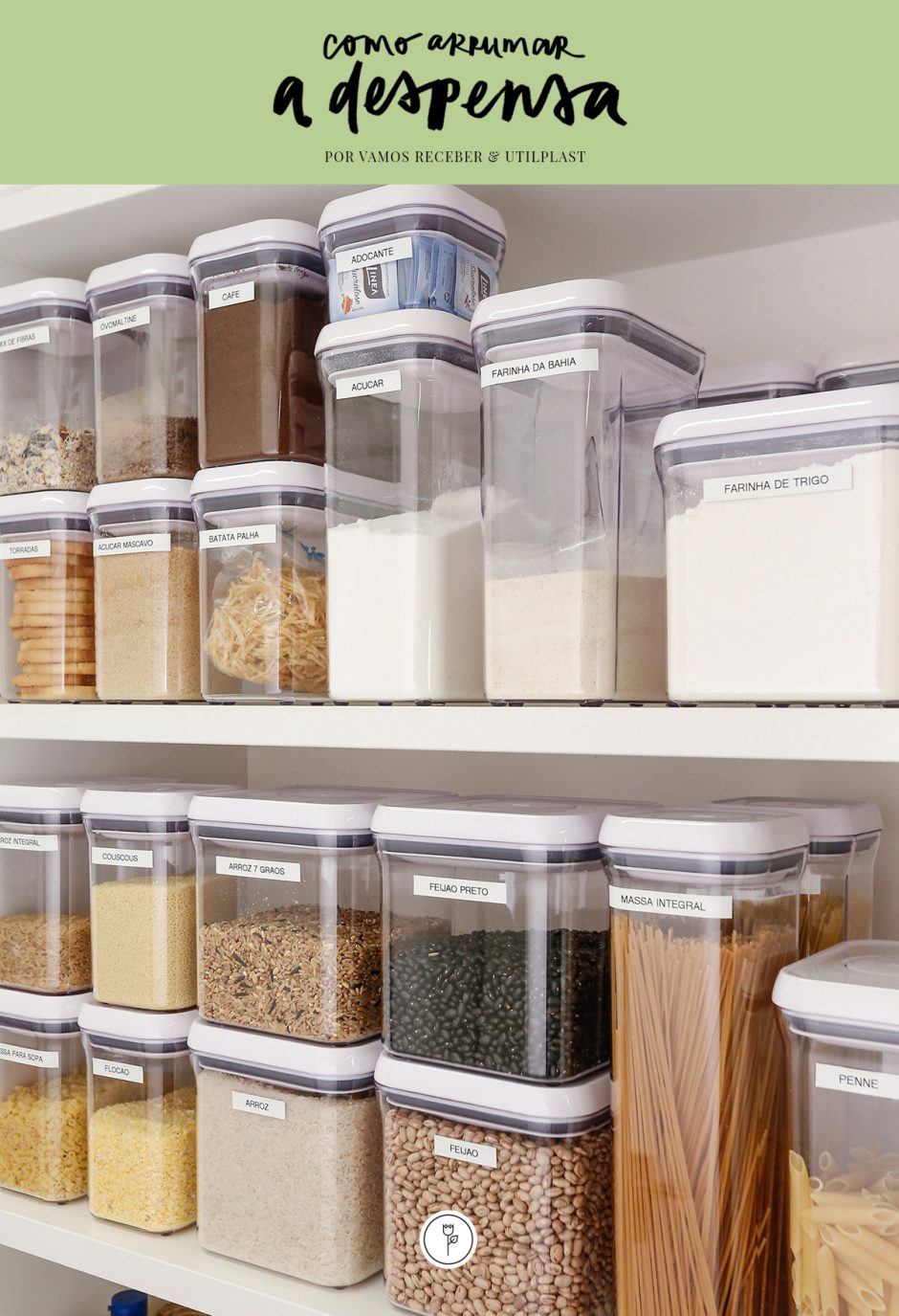 Otimize o espaço vertical: Use prateleiras e suportes - inspiração 2