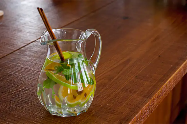 Variedade de Frutas: Melancia, Melão e Pêssego - inspiração 1