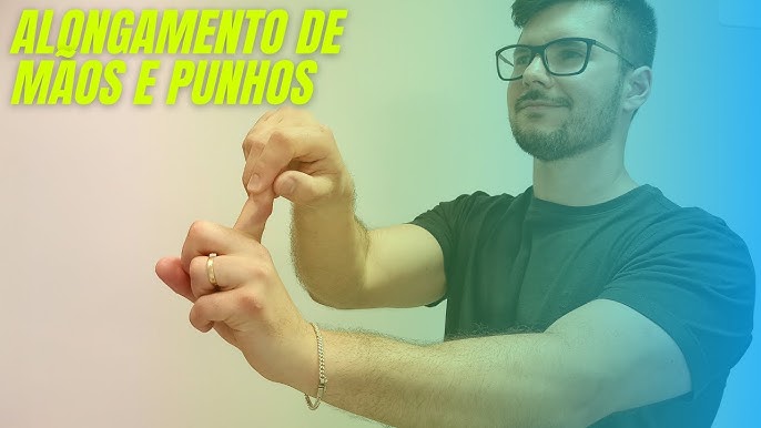 alongamento de dedos
