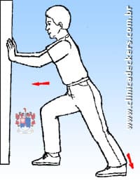 alongamento de tornozelo