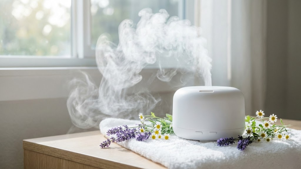 aromaterapia no quarto