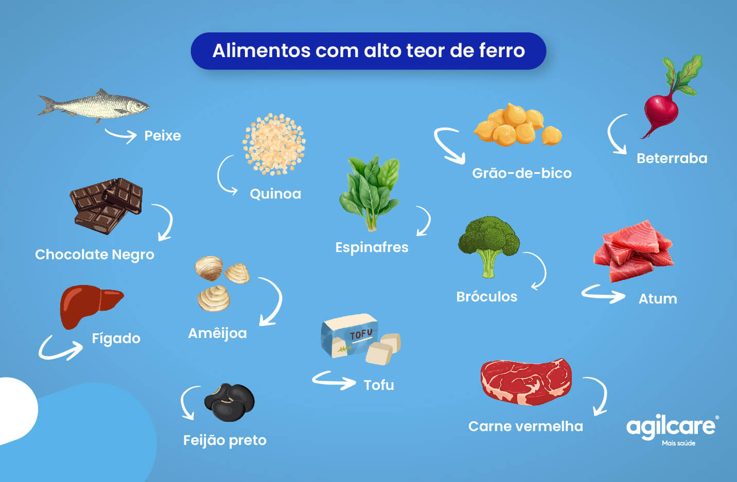 Fontes de Ferro na Dieta Vegetariana