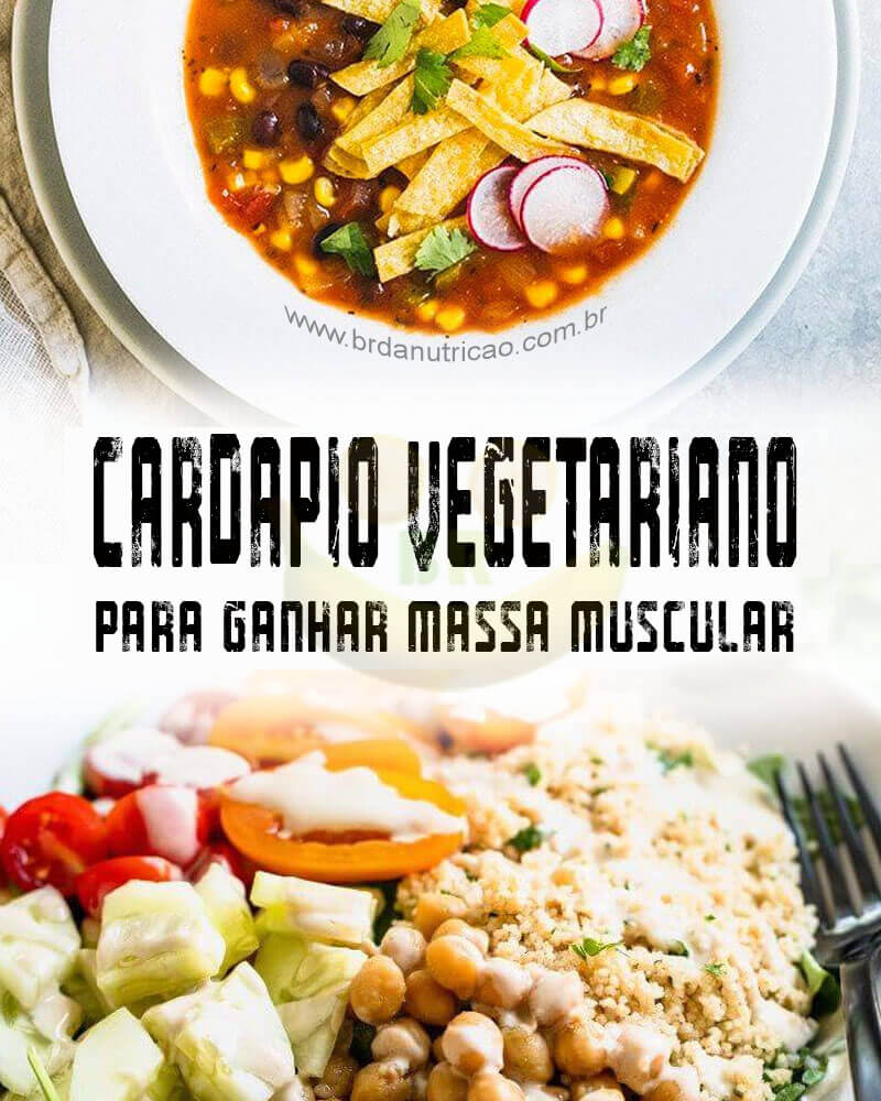 Como aumentar a massa muscular em vegetarianos