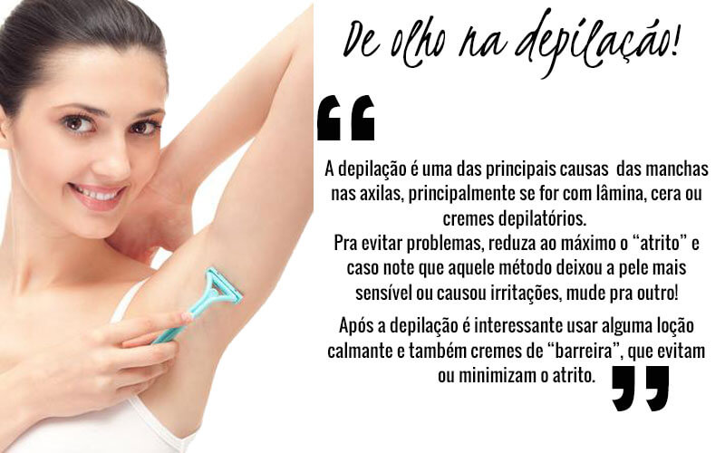 Como a Depilação Afeta o Escurecimento das Axilas