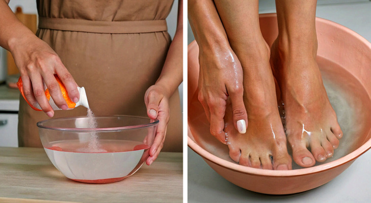 Como clarear as unhas dos pés com limão e água morna
