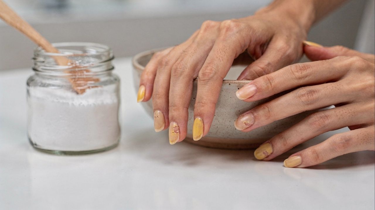 Os benefícios do vinagre de maçã para a saúde das unhas