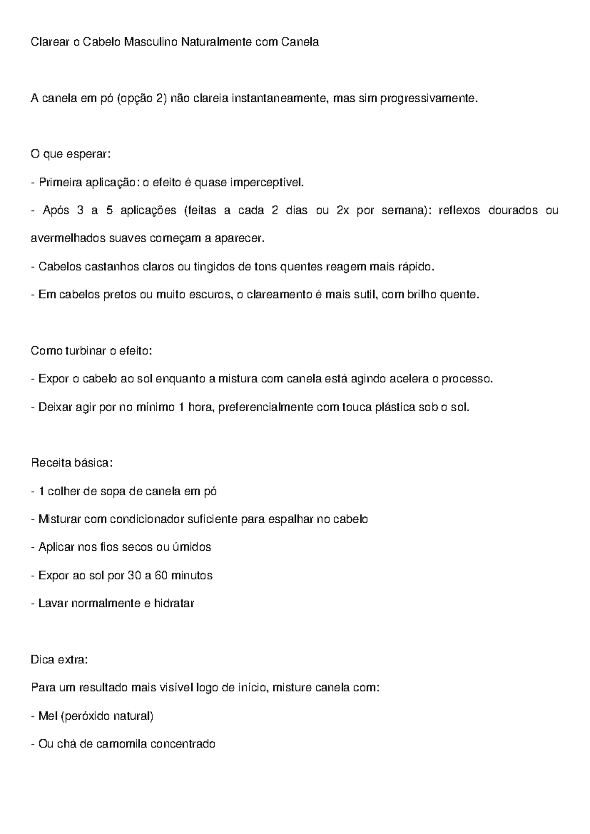 Benefícios da Canela para o Cabelo: Mais que Clareamento