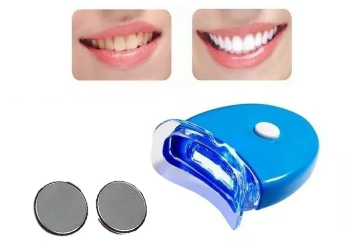 Como clarear os dentes com luz de LED