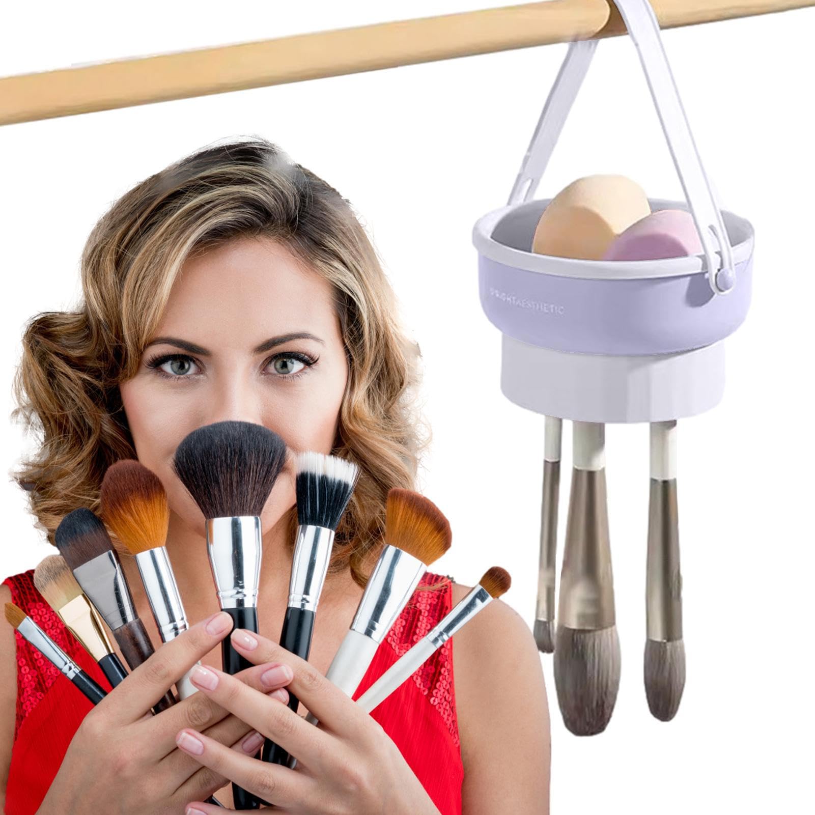 higiene das escovas de maquiagem