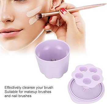 higiene das escovas de maquiagem