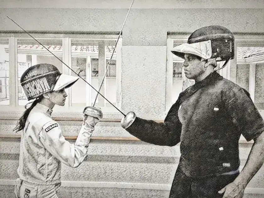 história da esgrima