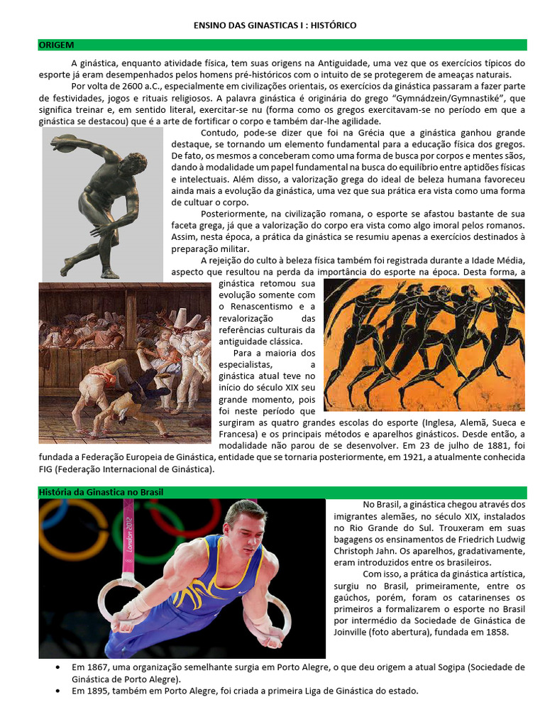 A evolução da Ginástica Rítmica