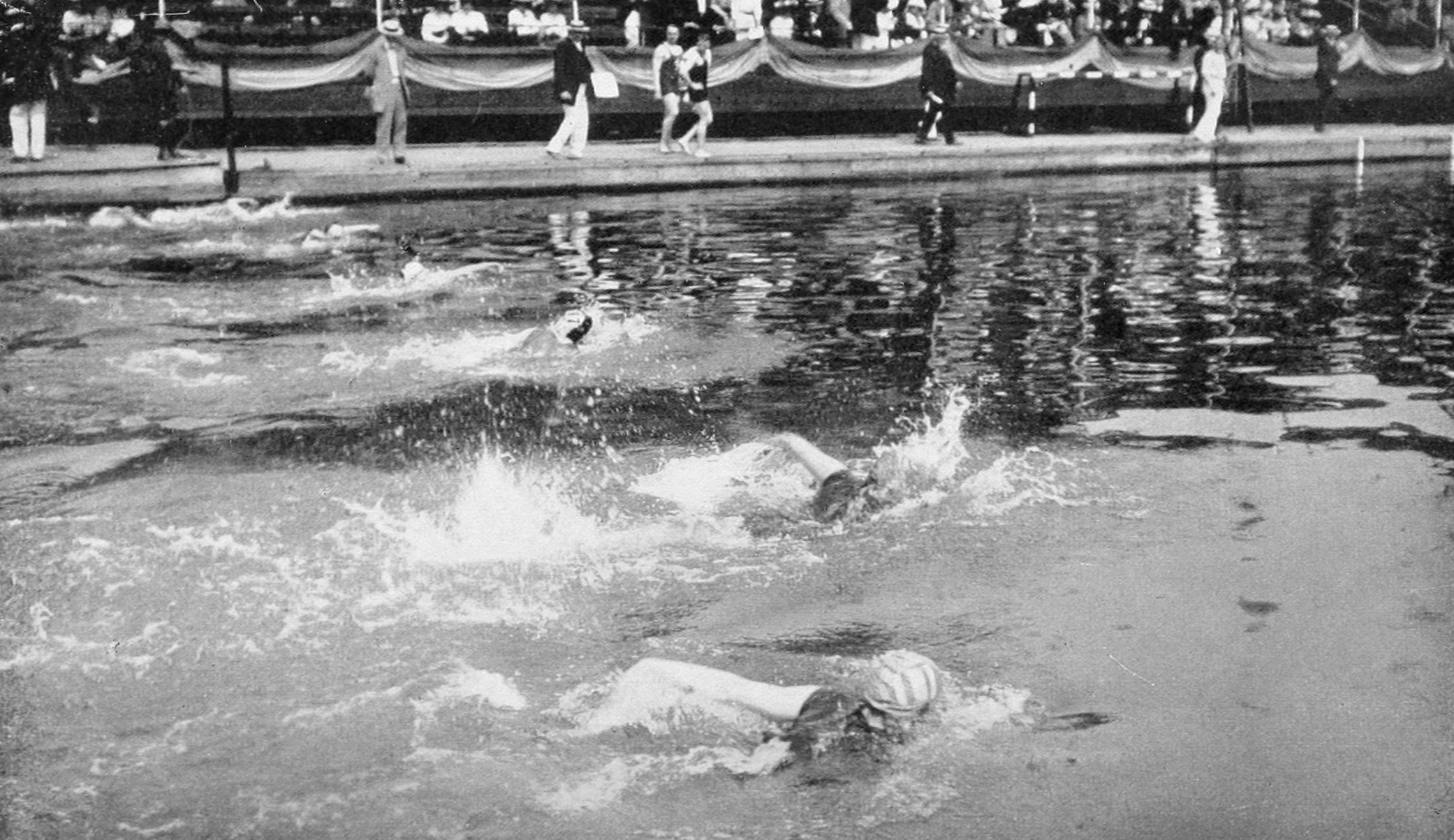 história da natação