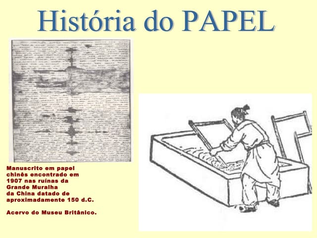 Como o papel revolucionou a escrita