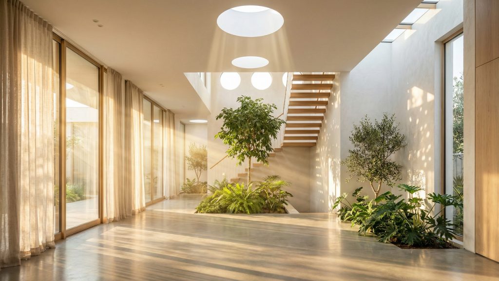 O Papel dos Espelhos na Decoração: Ampliando Espaços e Refletindo Luz Natural