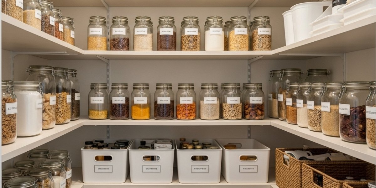 Layout ideal para sua despensa