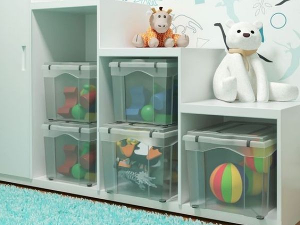 organização de brinquedos