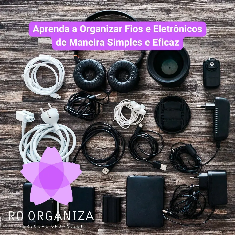 5 dicas para organizar cabos de carregador em casa
