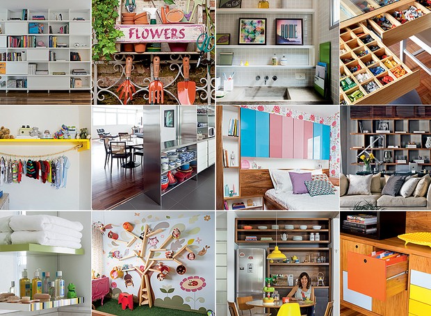 organização de fotos