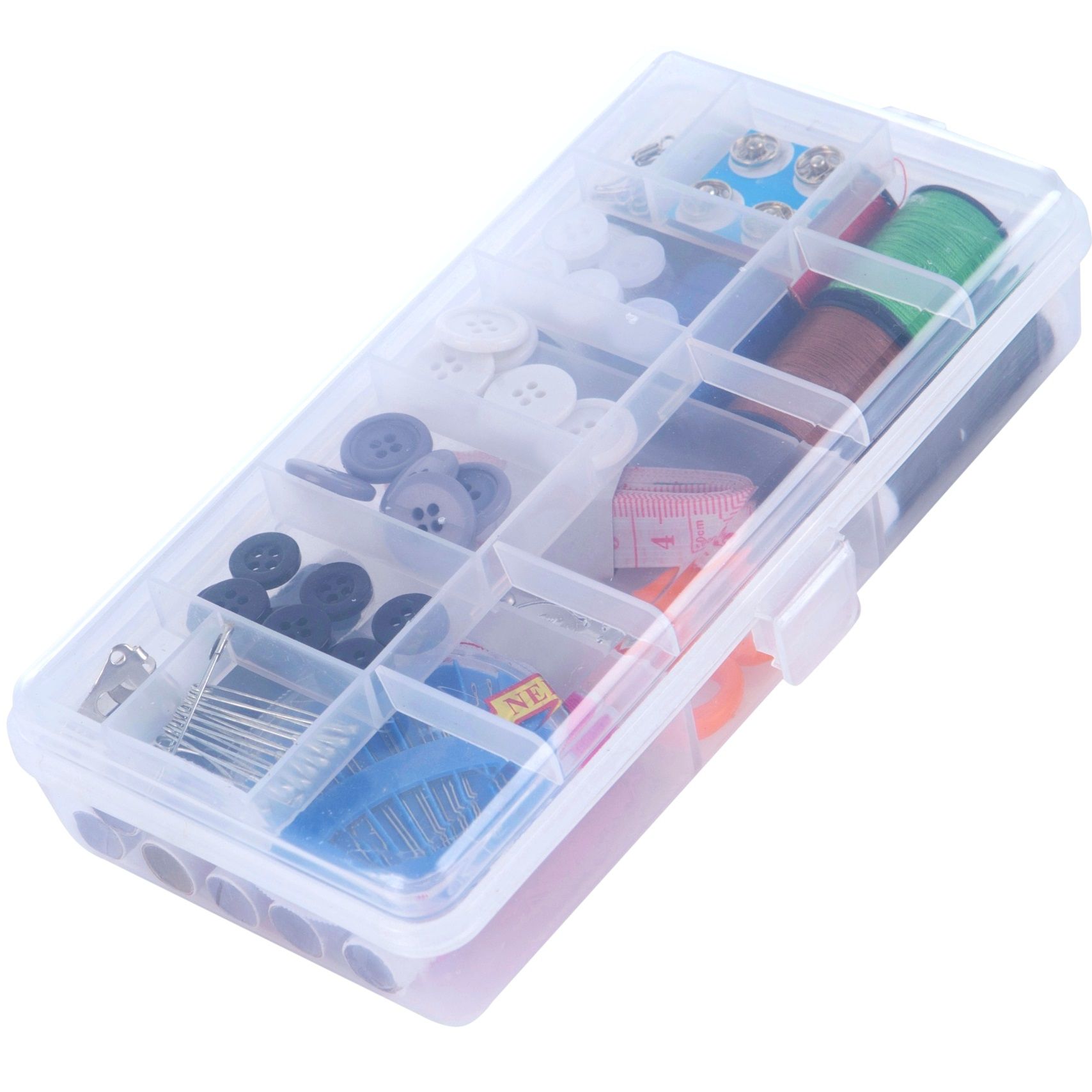 organização de kit de costura