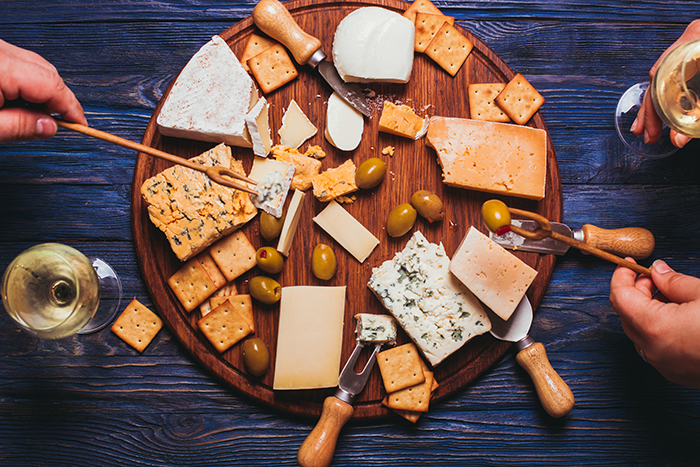 queijos e acompanhamentos