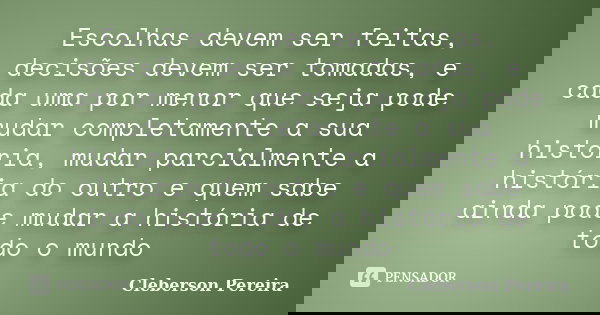 frases inspiradoras sobre escolhas e decisões