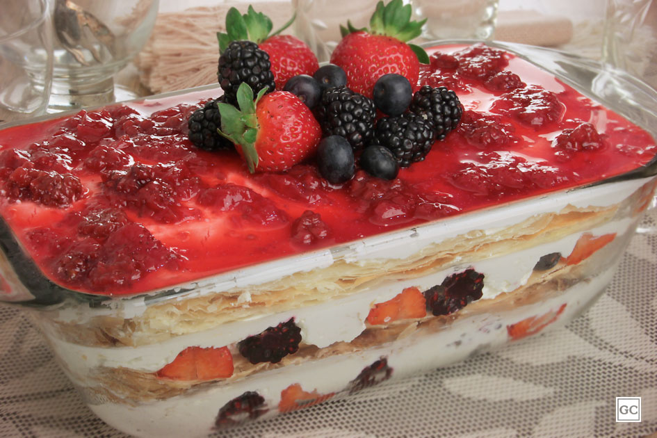 sobremesas com frutas