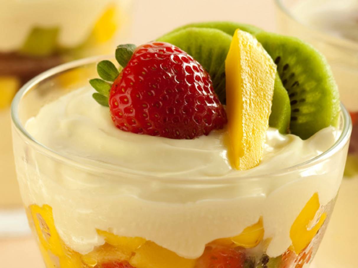 sobremesas com frutas