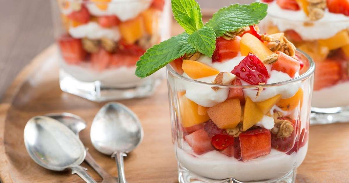 sobremesas com frutas