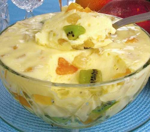 sobremesas com frutas