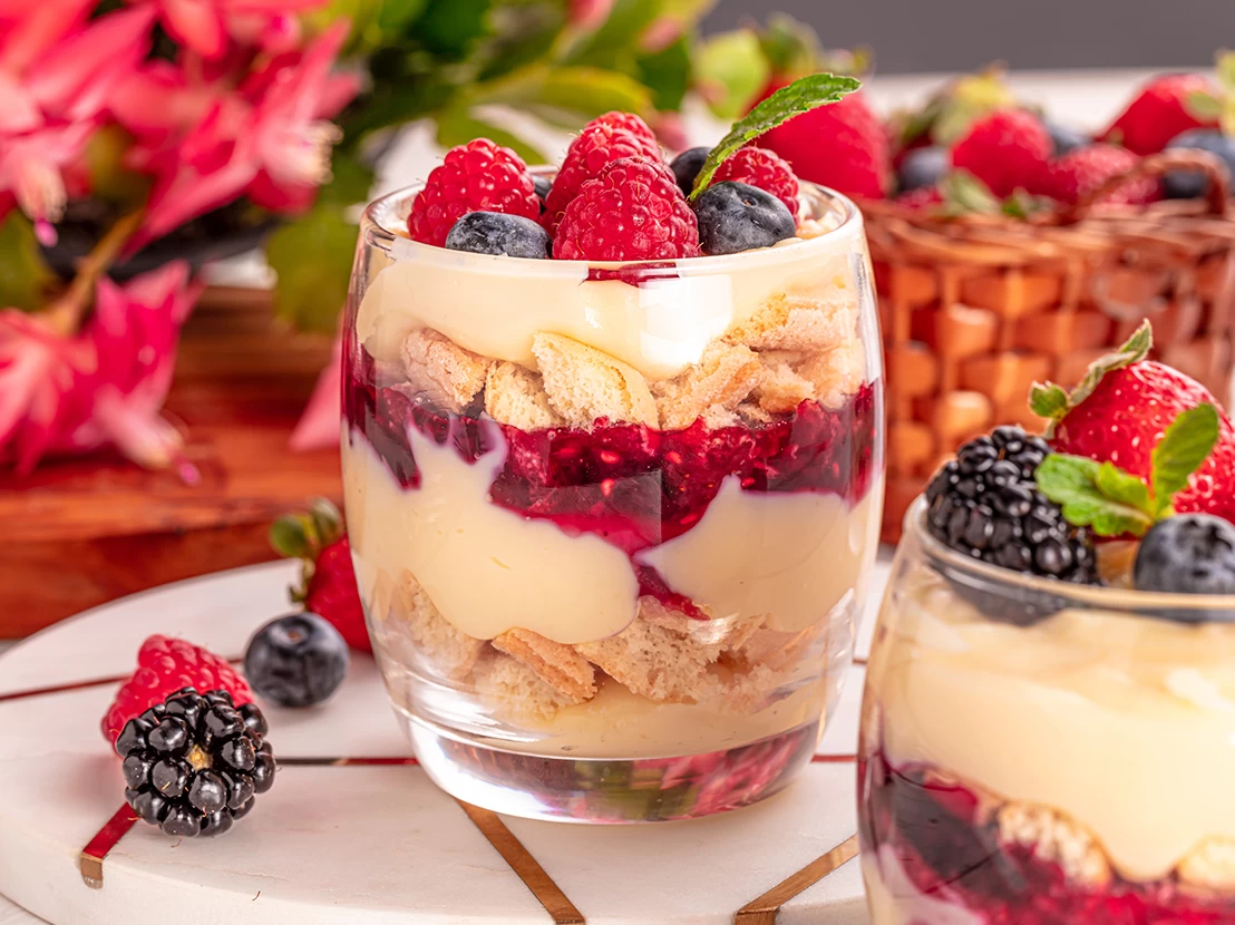 sobremesas com frutas