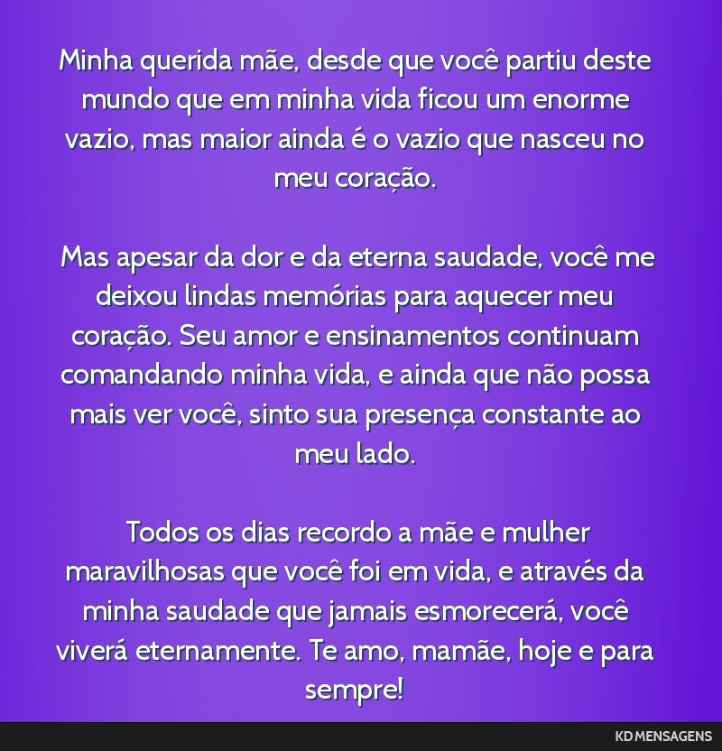 textos emocionantes para mãe