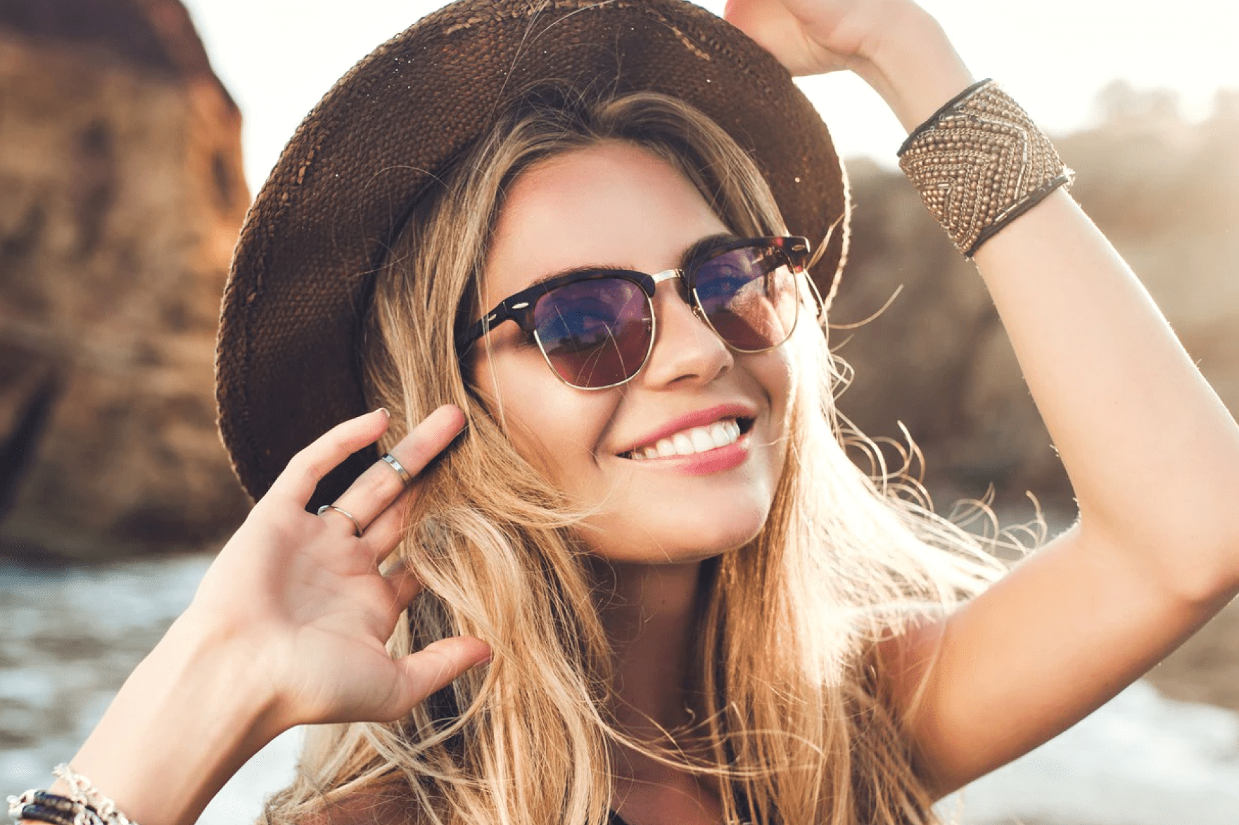 uso de óculos de sol