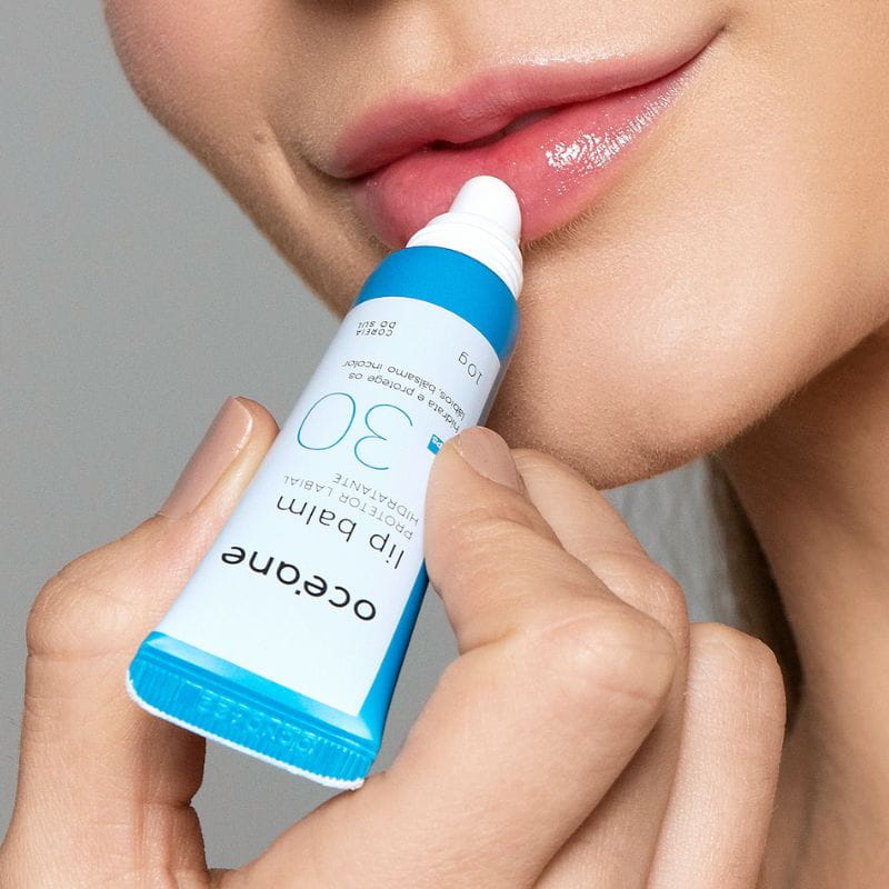 uso de protetor labial