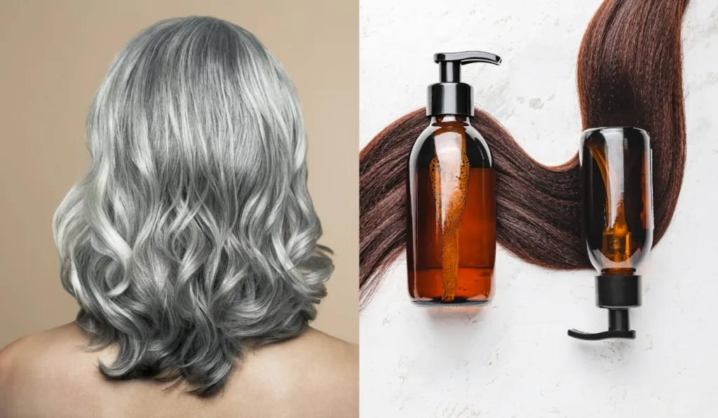 uso de xampus para cabelos brancos