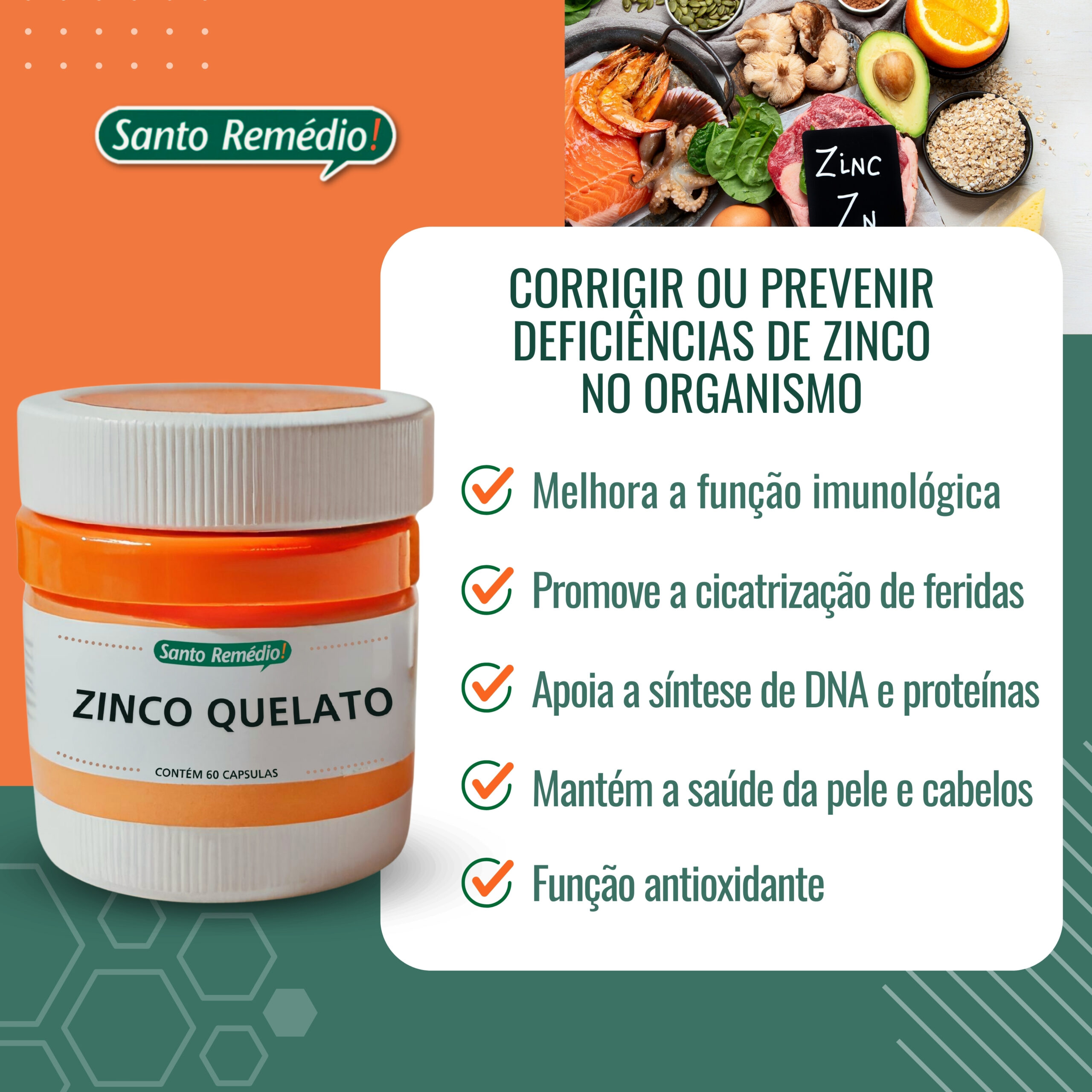 zinc para que serve